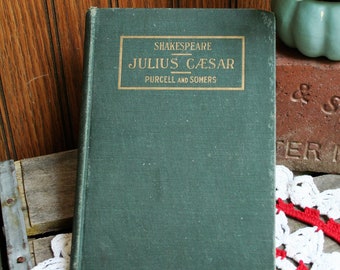 Shakespeare Julius Caesar / Purcell and Somers / 1916 Linen Hardcover