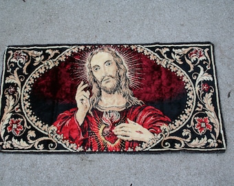 religious wall tapestry