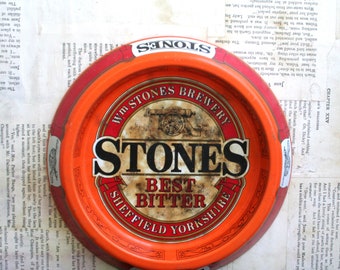 STONES Brewery Collectible Metal Ashtray/Dish