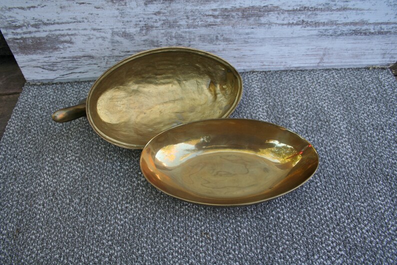 Vintage Brass Duck Covered Dish / Home Decor / Etsy