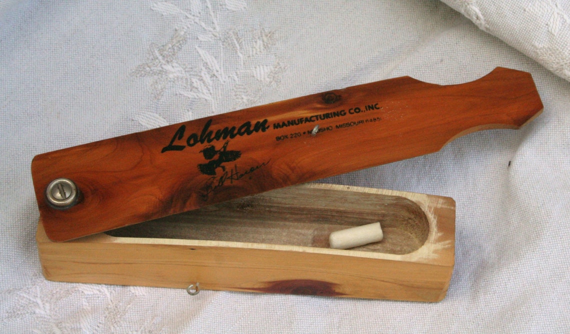 Collectible Lohman Turkey Call signed by Bill Harper Etsy