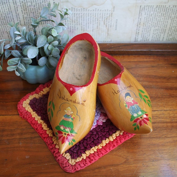 Original Dutch Child's Wooden Clogs/Shoes