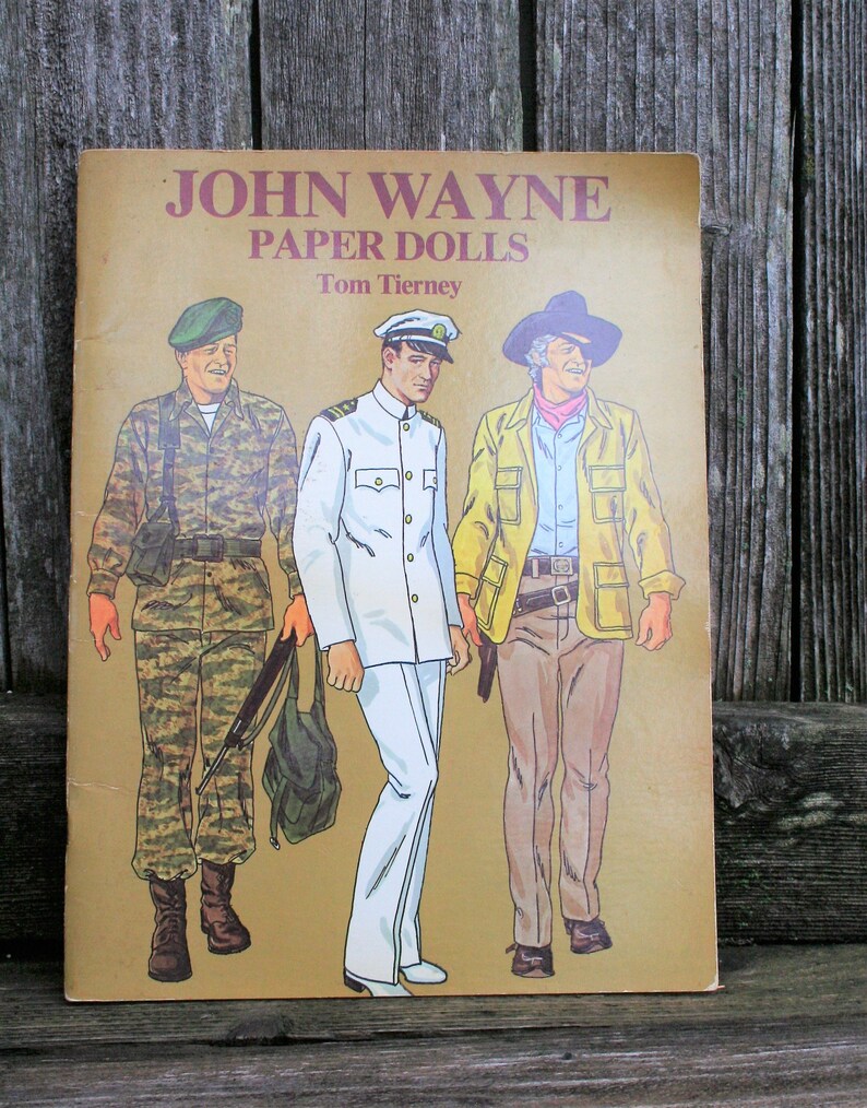john wayne paper dolls