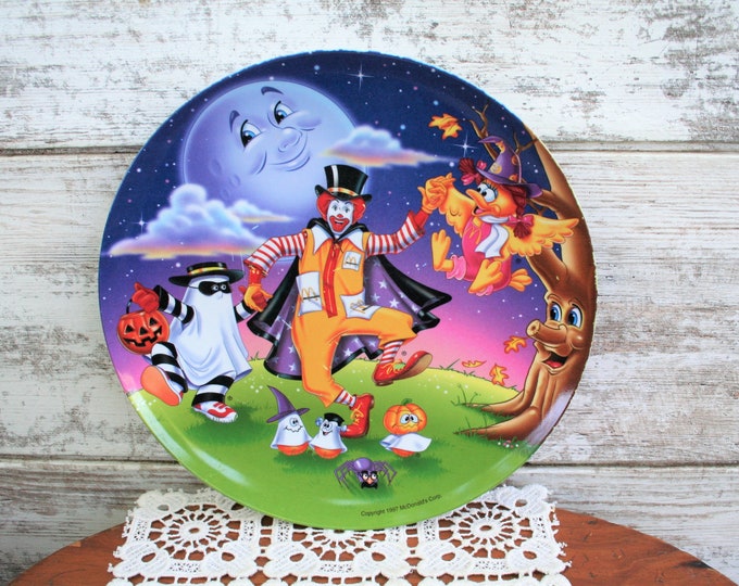 Vintage 1997 Mcdonald's Collector's Plate Ronald Etsy