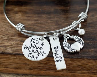 Personalized Charm Bracelet, Memorial Bracelet, Remembrance Bracelet, Loss of Child, Bereavement Bracelet, Funeral Gift, Loss of Loved one