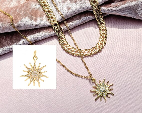 Gold Sunshine Necklace, Sunshine Jewelry, Minimalist Necklace, Sunburst Necklace, Daughter Gift, Sun Jewelry, Astrology Jewelry