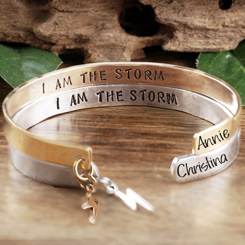 Fate Whispered to the Warrior I Am the Storm Bracelet - Etsy
