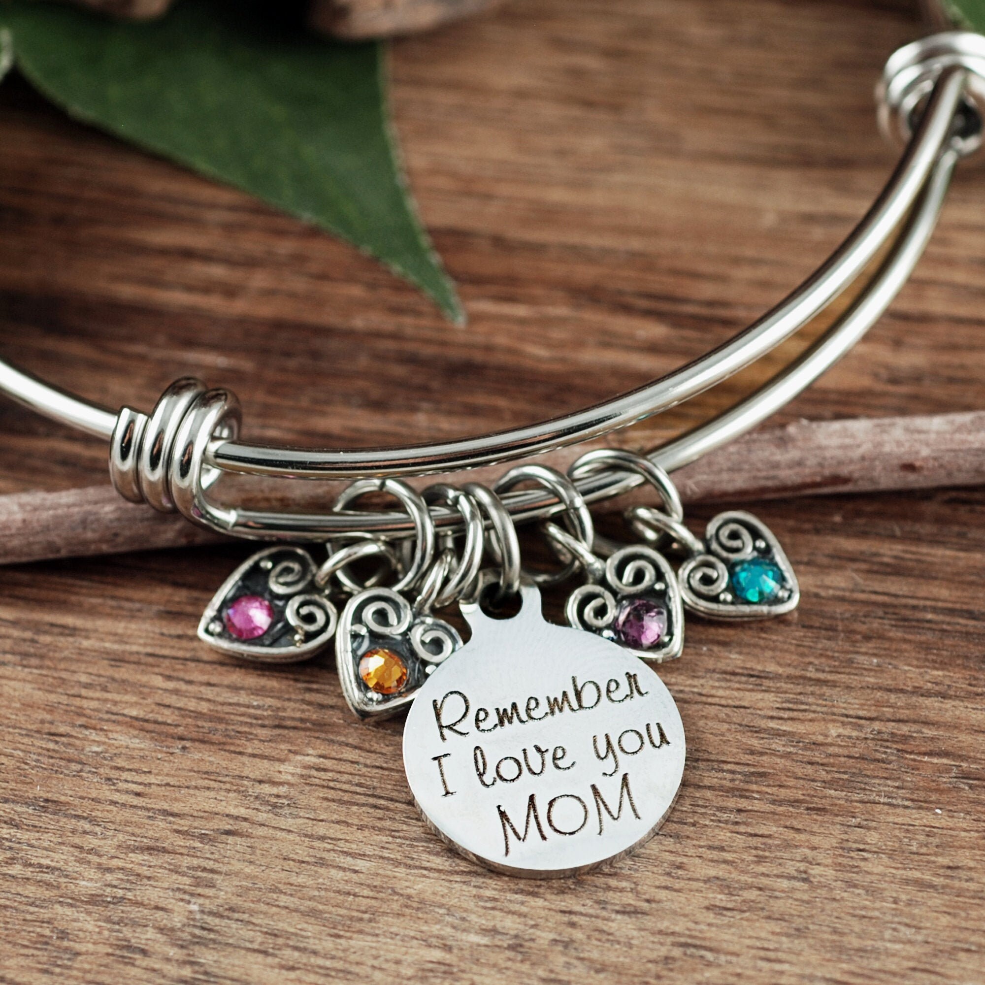 mothers day engraved bracelet