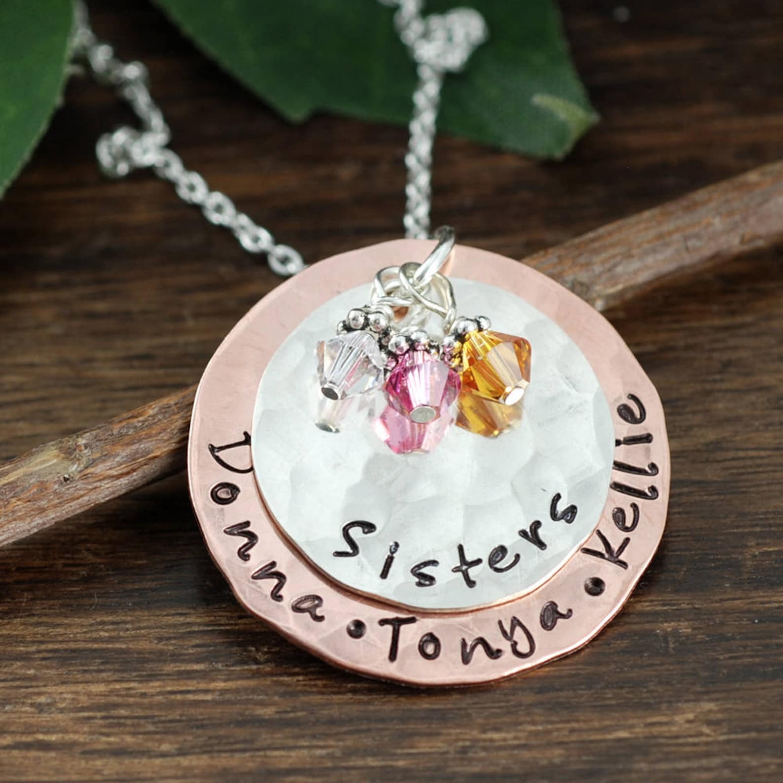 Personalized Sister Gifts Sister Necklace Gift for Sister Etsy
