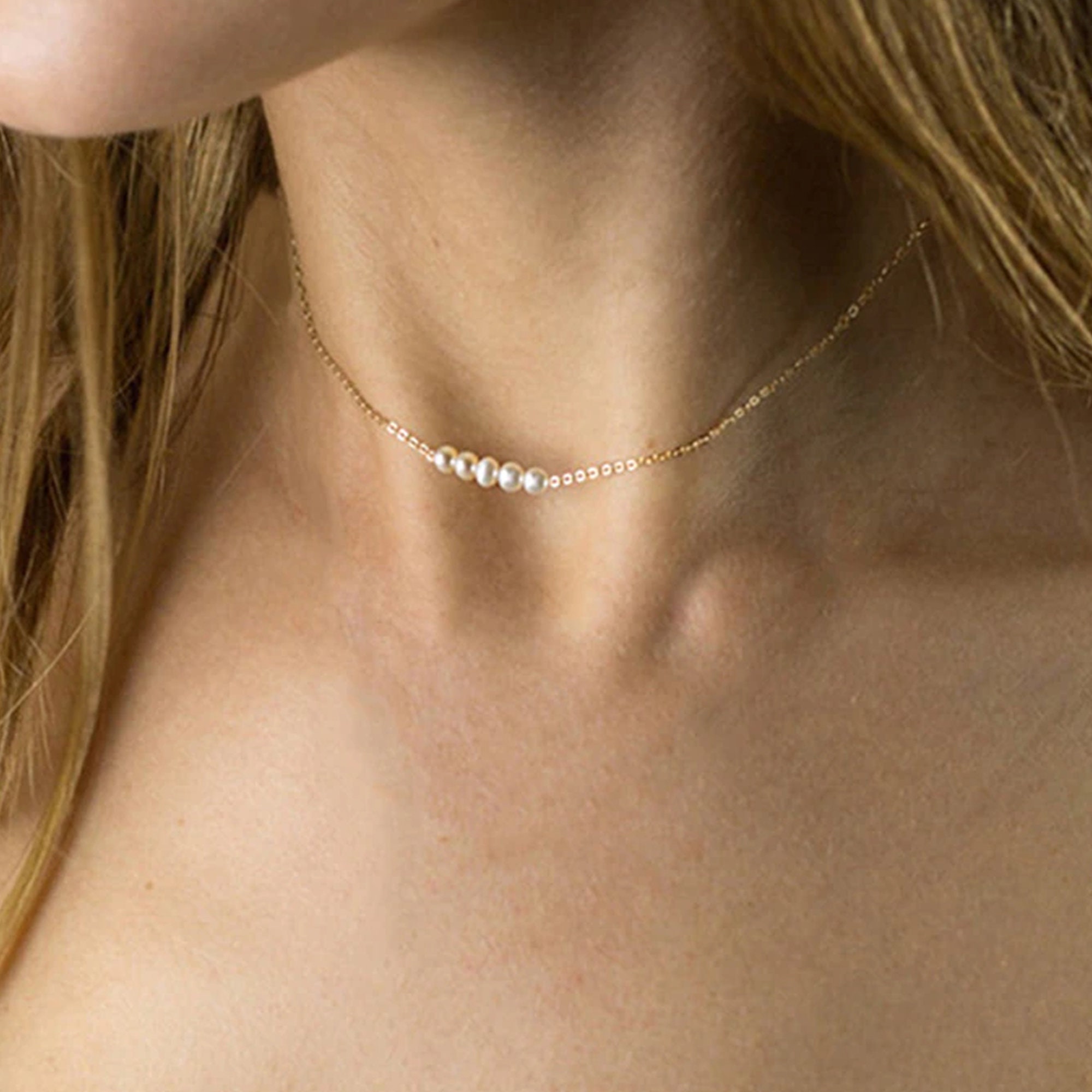 Minimal Pearl Necklace – J&CO Jewellery