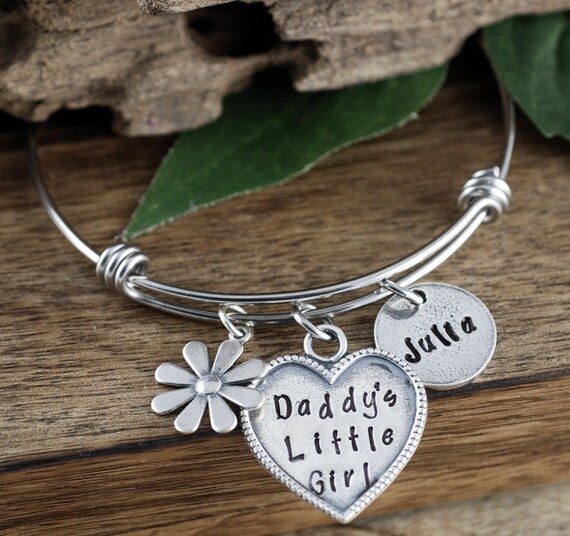 Items similar to Daddy's Little Girl Bracelet, Gift for Daughter
