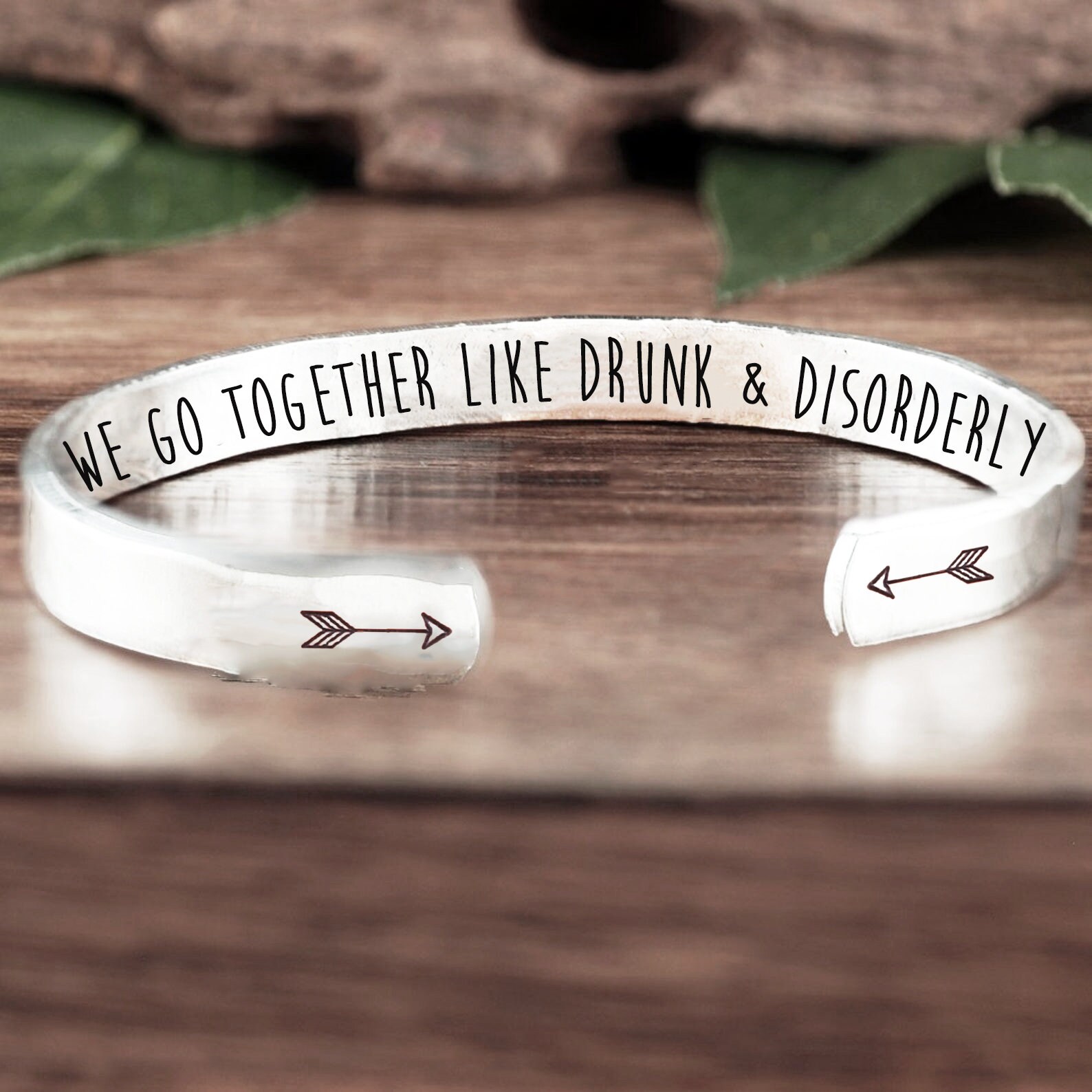 thumbnail image 2 of The Love Between A Mother And Daughter, Custom Cuff Bracelet, Mother D – S&K Hand Stamped Designs 2 of 13