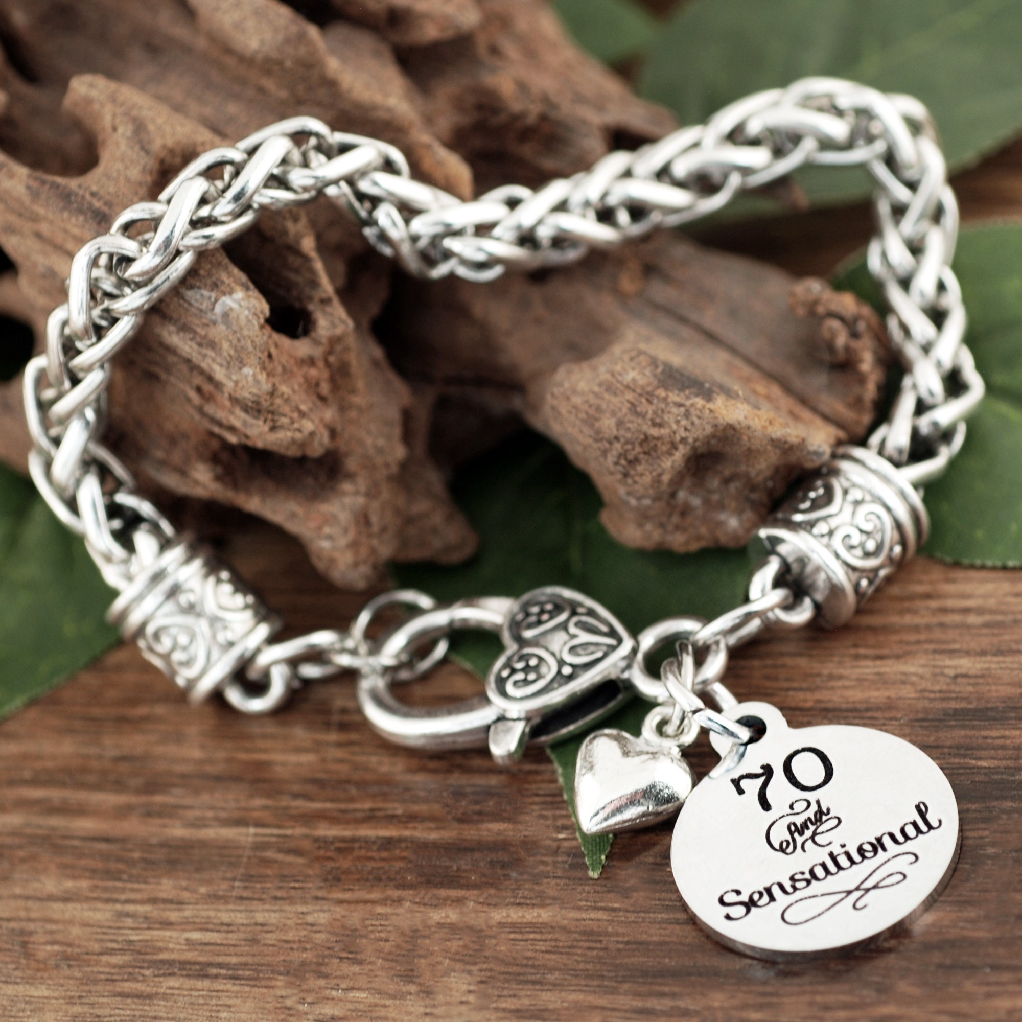 70th birthday charm deals