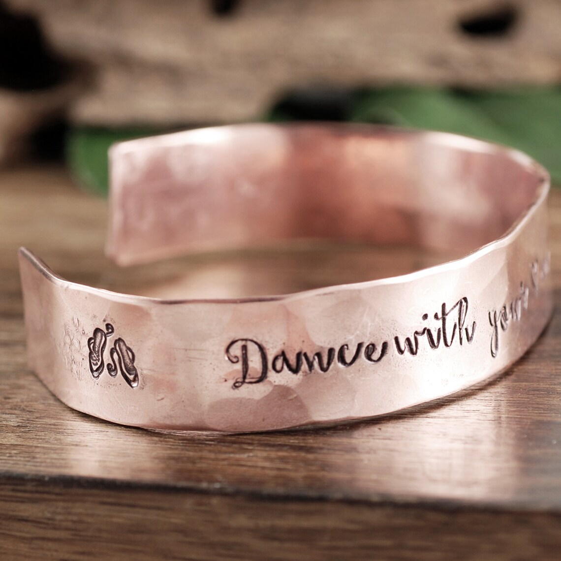 Personalized Dance Bracelets Copper Cuff Bracelet Dance with Etsy