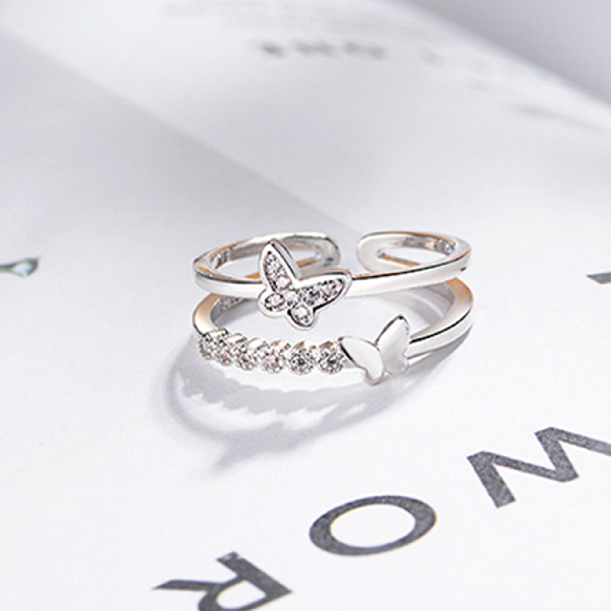 2 Stone Twin Heart Shape Diamond Fashion Ring - 10699SJADTXYG – Seita  Jewelers