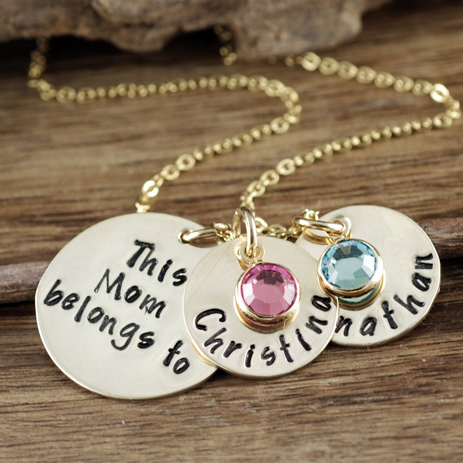 Personalized Mom Necklace Personalized 