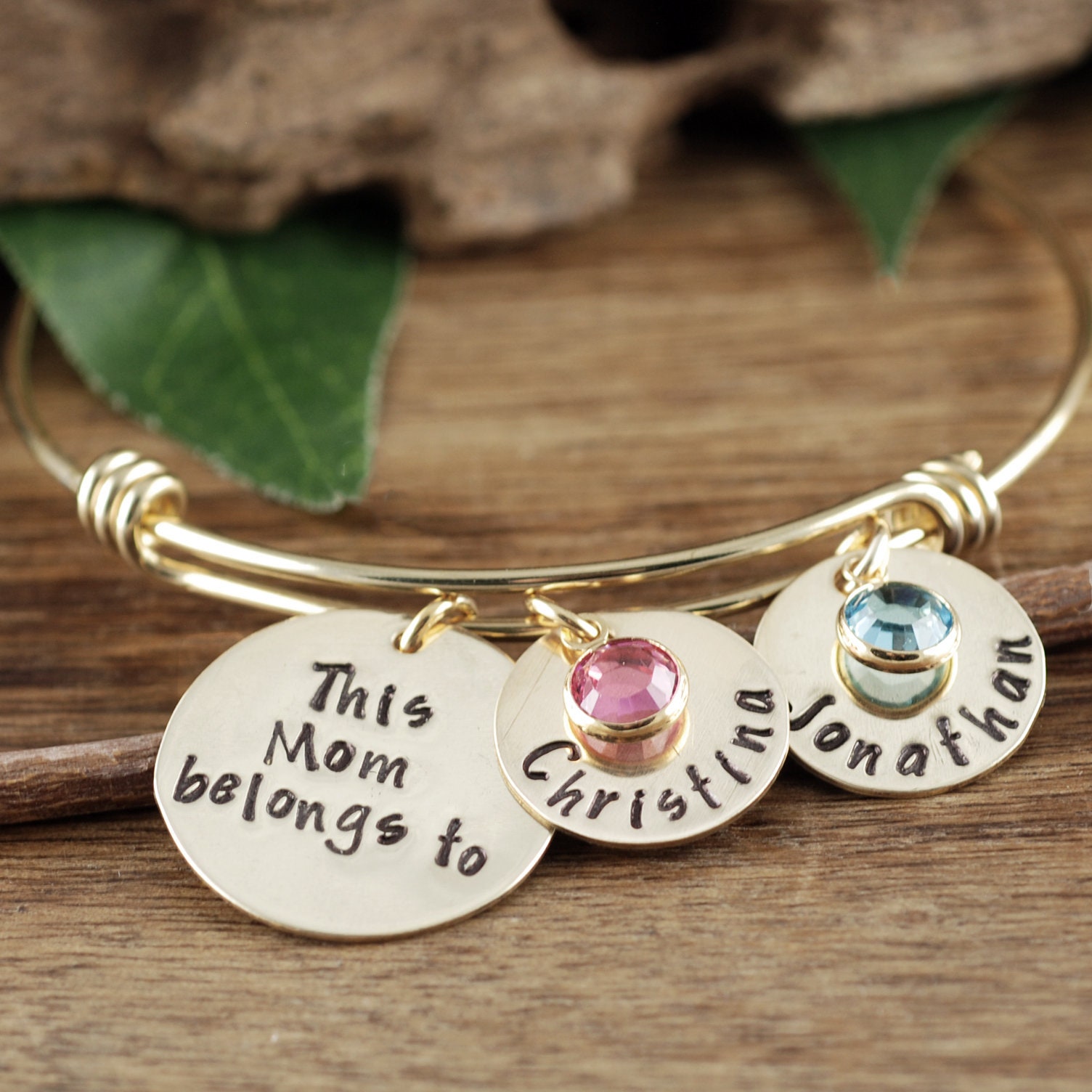personalized mother's day bracelets