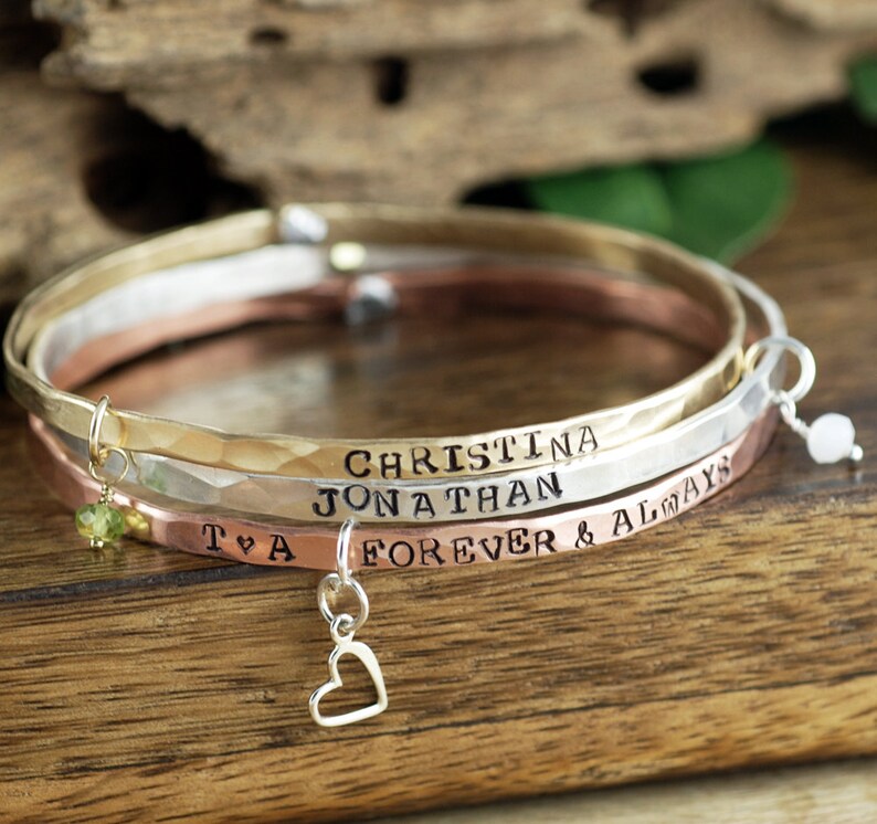 Inspirational Bracelet Inspirational Quote Bracelets Bangle Etsy
