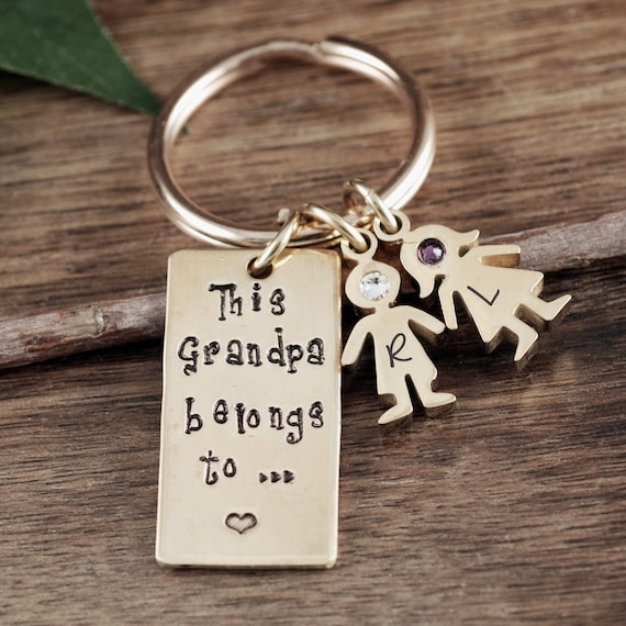 fathers day keychain
