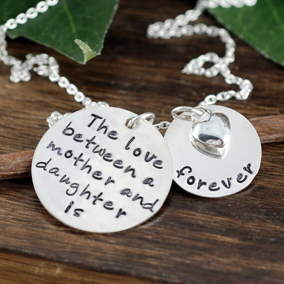 personalized jewelry the love between a mother and daughter etsy