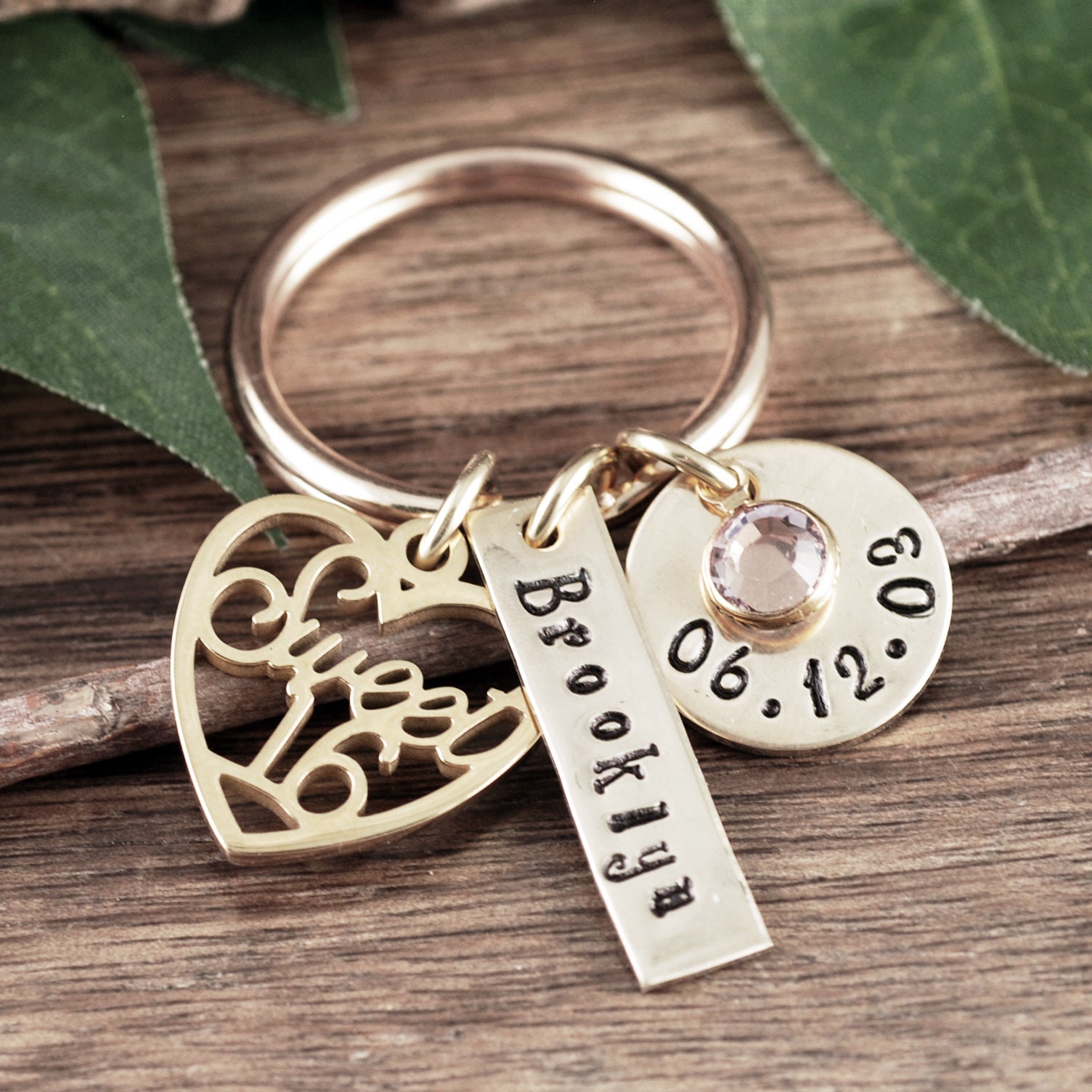 Personalized Sweet 16 Keychain, Sweet Sixteen Jewelry