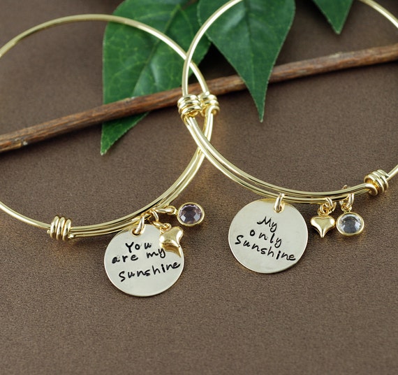 My Sunshine Bracelet for Mothers, Mom Jewelry Gift
