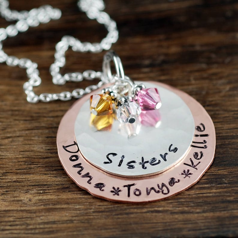 Personalized Sister Gifts Sister Necklace Gift for Sister Etsy Norway