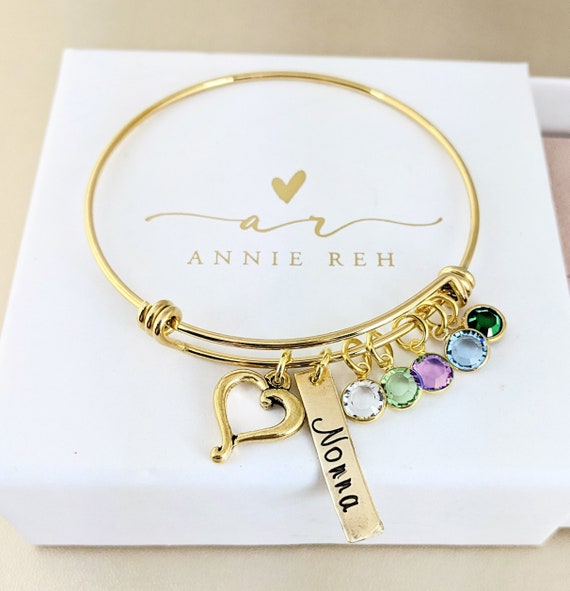 Grandmother bracelet store with birthstones
