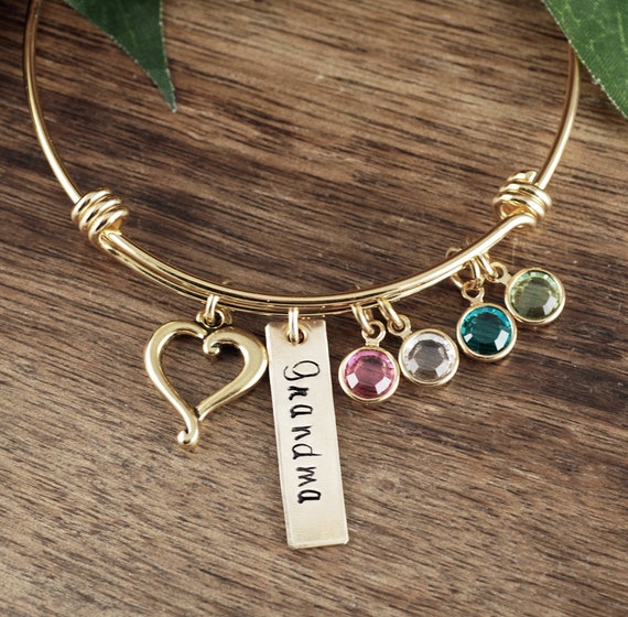 Personalized bracelets for grandma deals