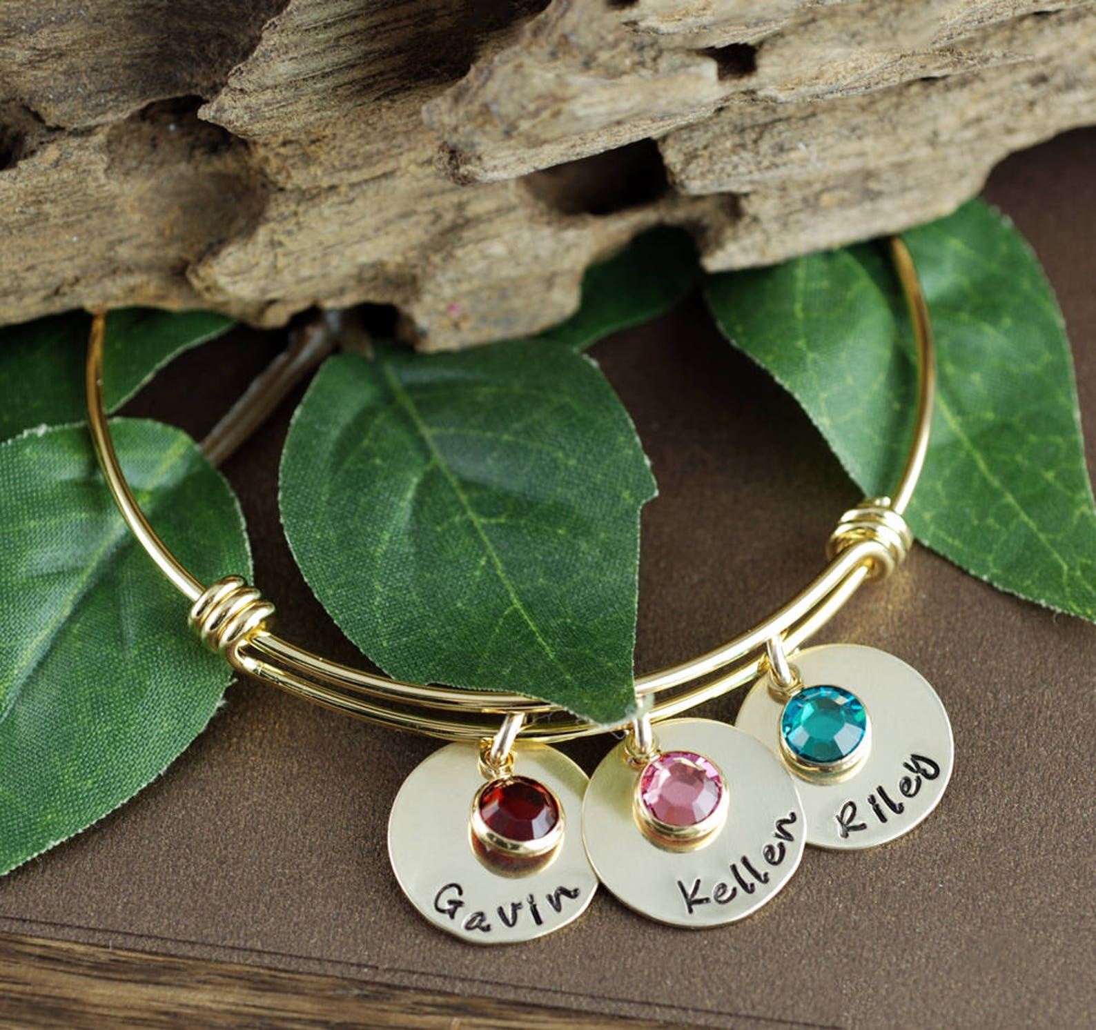 Personalized Gold Name Bracelet Mothers Name Bracelet Gold Etsy