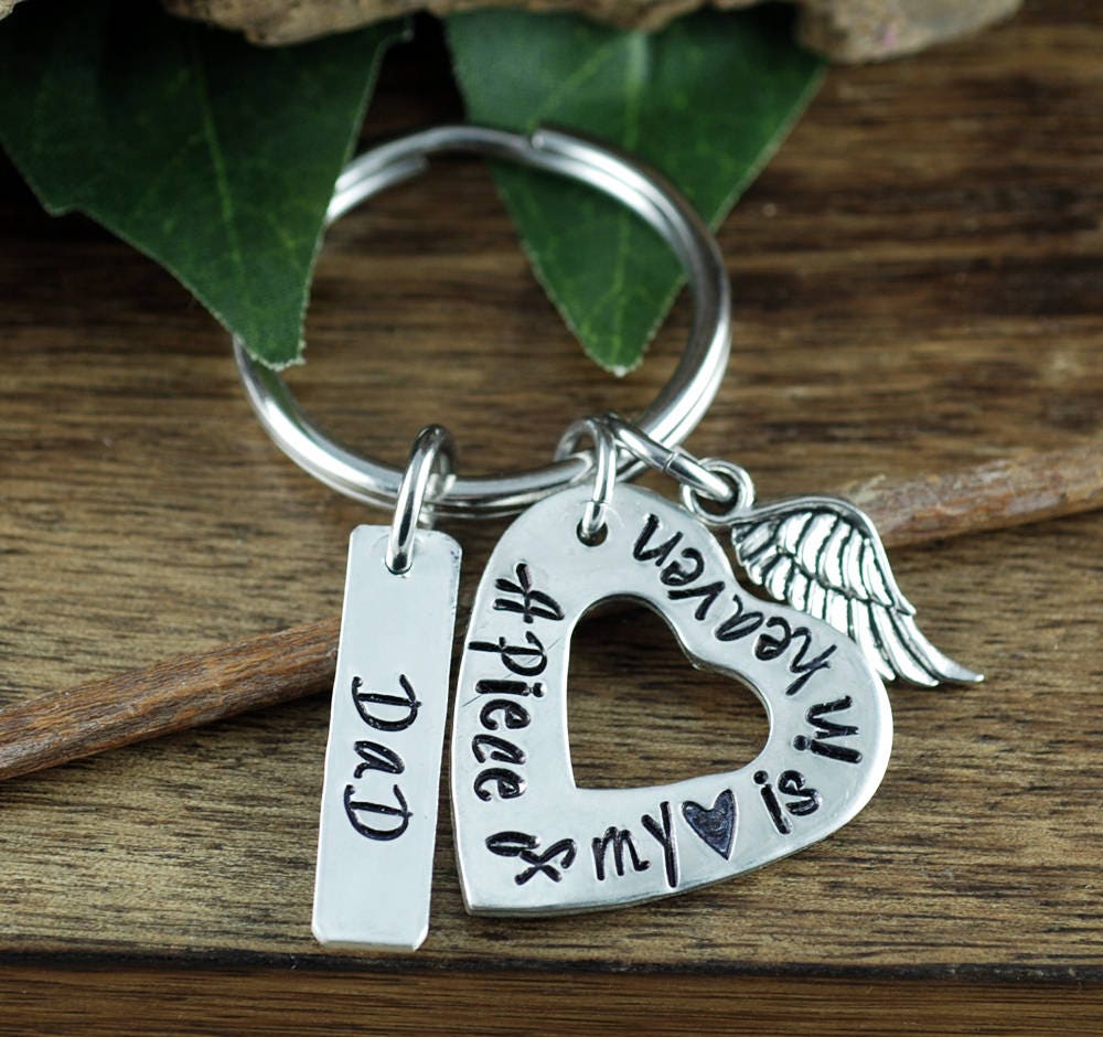 Personalized Memorial Keychain Remembrance Keychain Etsy