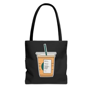 Torba typu tote - Romantyczna mrożona kawa Wrogowie do kochanków Fae Spice Extra Smut, prezent dla miłośnika książek, torba typu bookish, czytelnik powieści fantasy, bajka