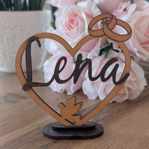 Place cards for table, name cards, wooden lettering, table decoration, table decoration, personalized, wedding, celebration, birthday, guest gift