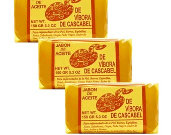 3 PACK ~ Jabón de Víbora de Cascabel - Rattlesnake Soap
