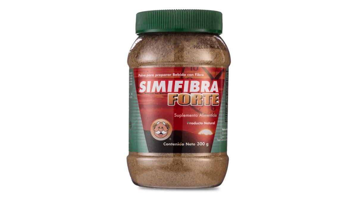 SIMIFIBRA FORTE - Apoyo a la salud digestiva Fibra natural en polvo /  Digestive Health Support Natural/Powder Fiber 300g.