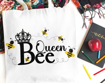 Bumble Bee Queen, PNG, Bee Clipart, Honey Bees, Bee Quotes, Cricut, Iron on Transfer, Sublimation, Scrapbooking, Junk Journal, Crown