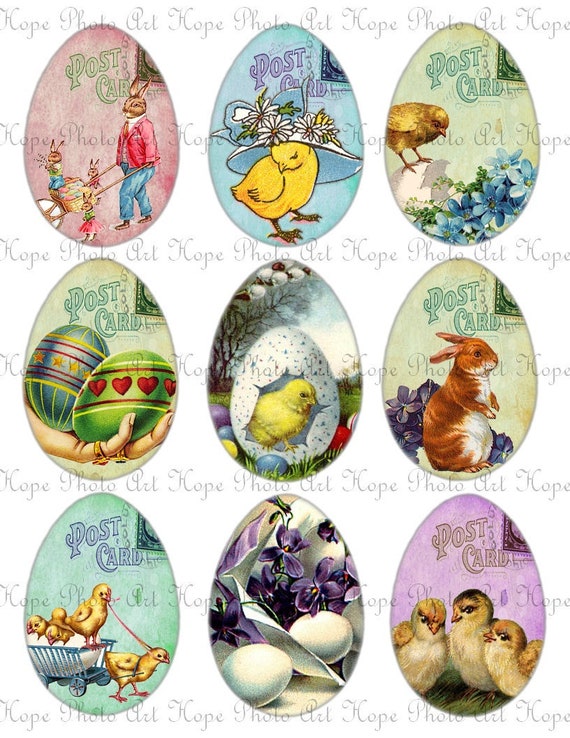 Vintage Victorian Easter Ovals 1.5 x 2 Collage Sheet for Art Scrapbooking Altered Art Vintage Victorian Easter Ovals 1.5 x 2 Collage Sheet for Art Scrapbooking Altered Art