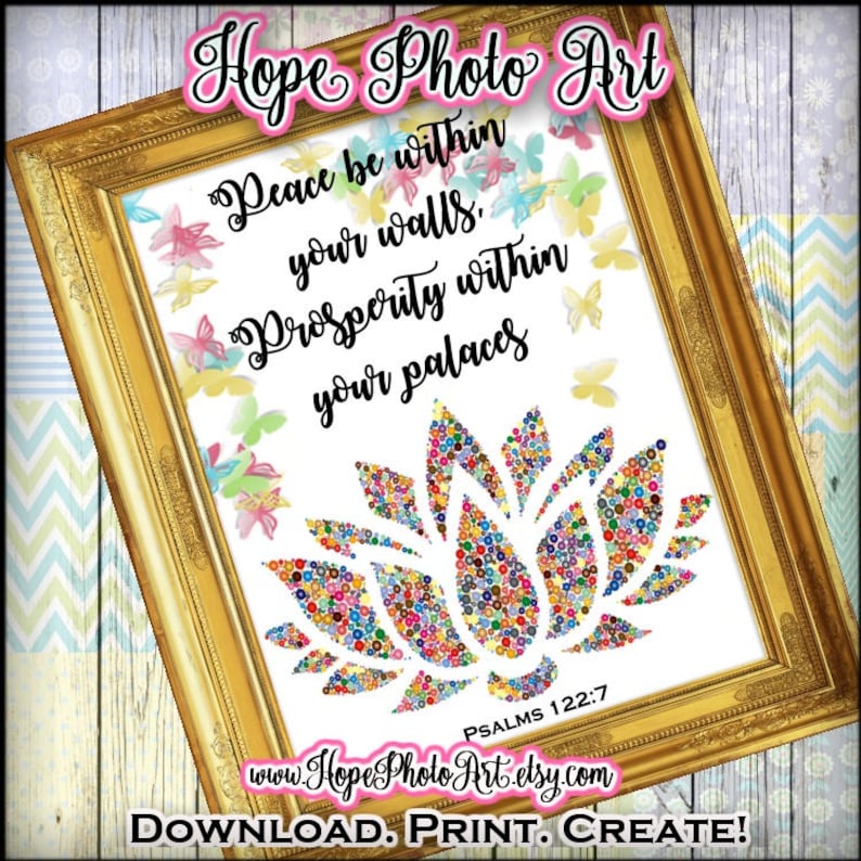 Printable House Blessing Peace Be Within Bible Quote ...