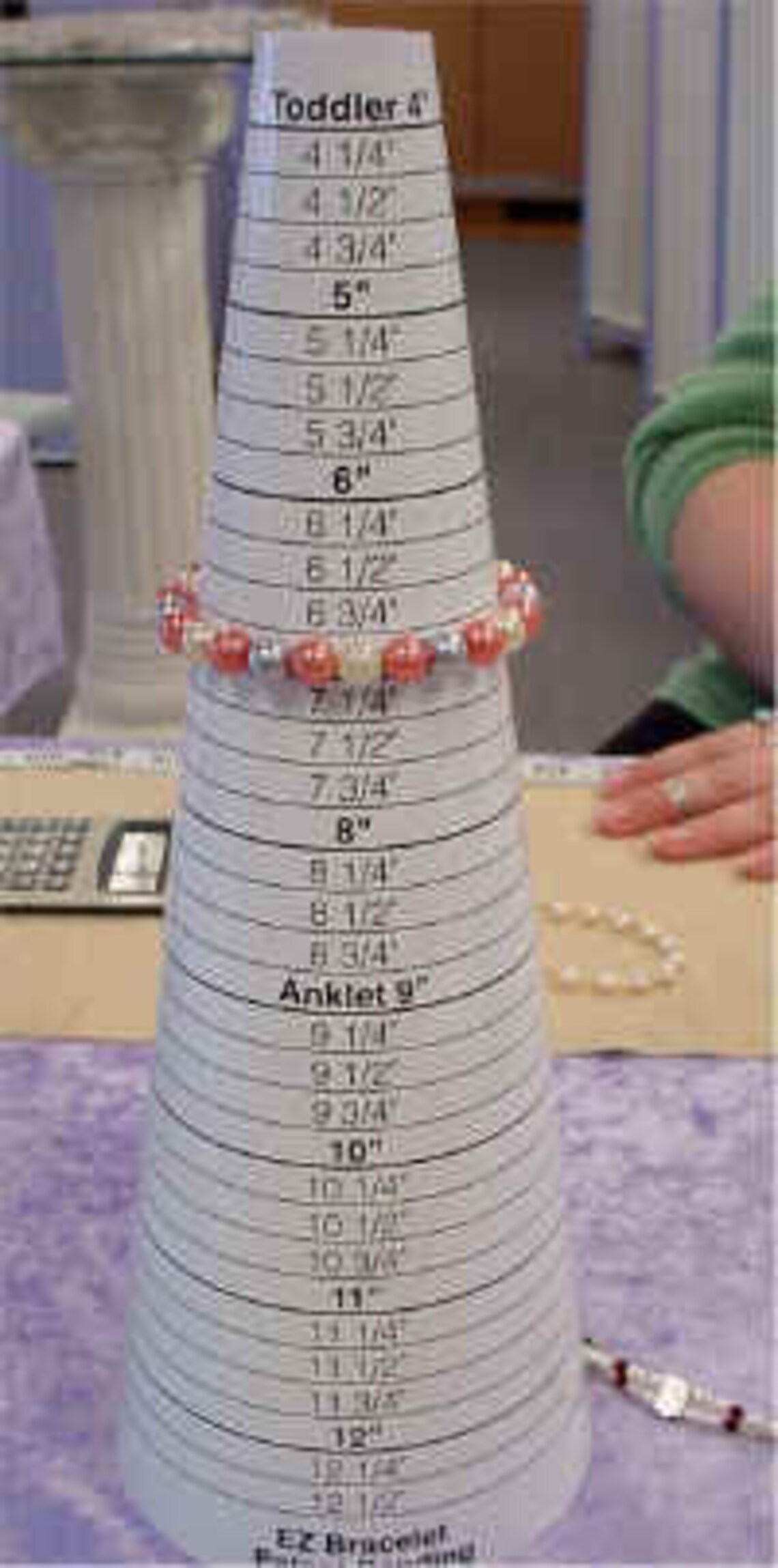 Bracelet Sizing Mandrel EZ Bracelet Sizer Vinyl Mandrel Etsy