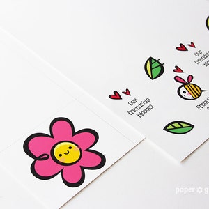 Valentine Flower Pencil Holder Valentine Printables DIY Paper Craft ...