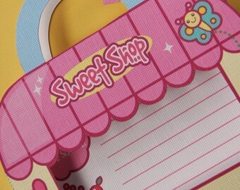 Sweet Shoppe Kawaii Desserts Stationery Box Set with Recipe Cards - PDF Printable Kit 0044