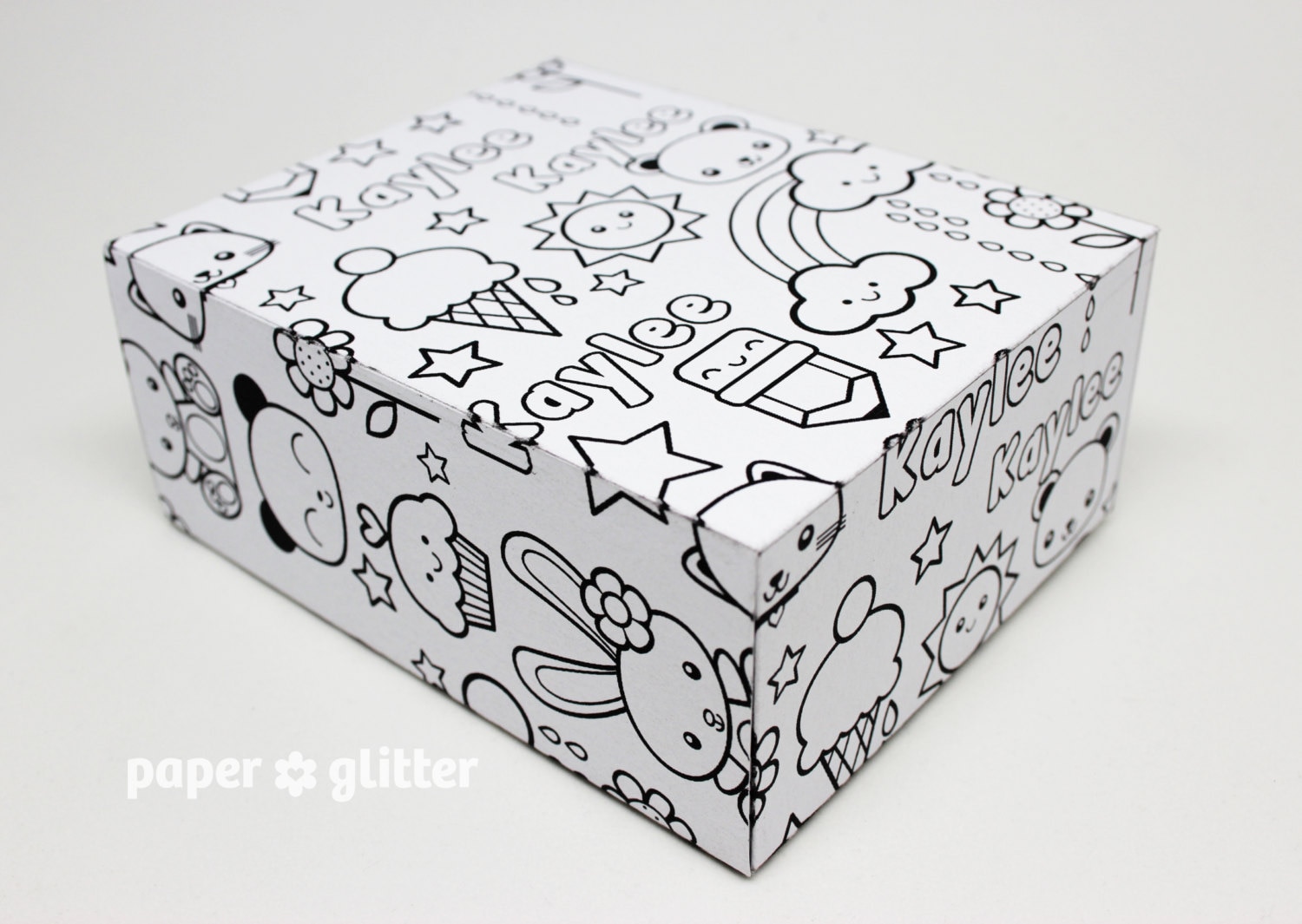 Printable Gift Wrapping Paper with name or Book Cover PDF Etsy