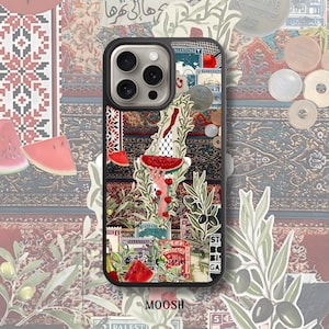 Falasten v2 | de téléphone inspiré de la Palestine | Esthétique de scrapbooking | Palestine libre | Gaza | Oliviers | Pour iPhone 11-16 et Samsung 21-24