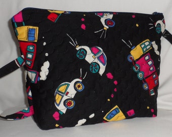 QUILTED BIZZEEE BAG 4 Tots Toys/2 Hold Childs Favorite Play Things/Fill With Tots  Favorite Toys to Keep Them Busy while away from Home Bag