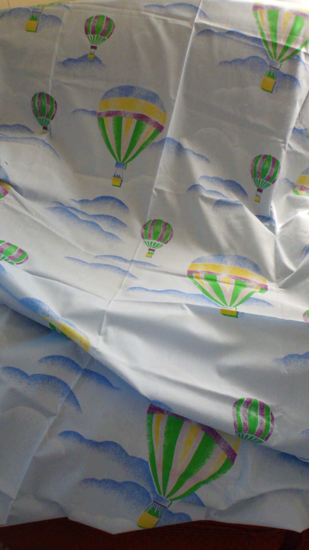 HOT AIR BALLOON Polyestercotton Fabric Yardage/1 Plus 3/4 Yds Etsy UK