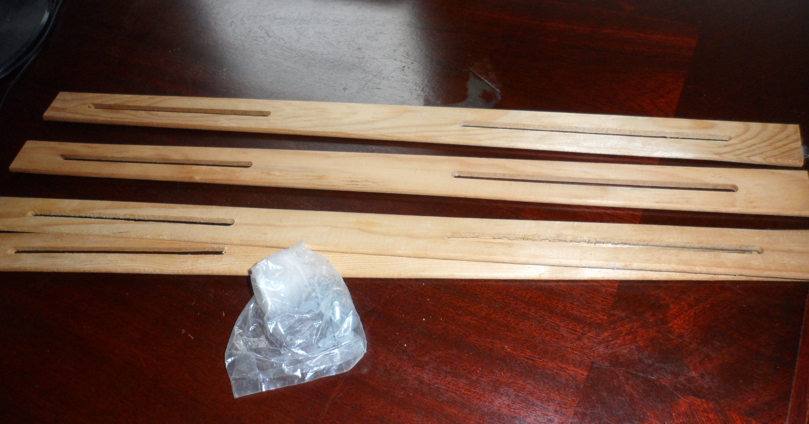 Vintage Edmunds Quilt as You Go Frame With Hardware/1970's Wood Quilt as You Go Quilting Frame/6