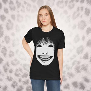 Nicos Nextbots Tee - Yoshie Creepy Cute Shirt - Horror Game Thriller Tshirt - Cutegore Jumpstyle T-shirt image 4