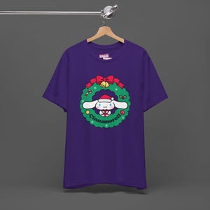 Cinnamoroll Xmas Tee - Christmas Holiday Gift For Sanrio Fans - Cutecore Y2K Graphic T-shirt - Hello Kitty Merry Christmas Shirt image 6