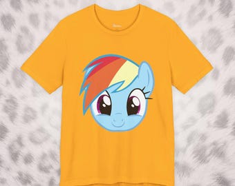 MLP Tee - Rainbow Dash My Little Pony Shirt - Scenecore Emo Tee - 2000's cartoon meme