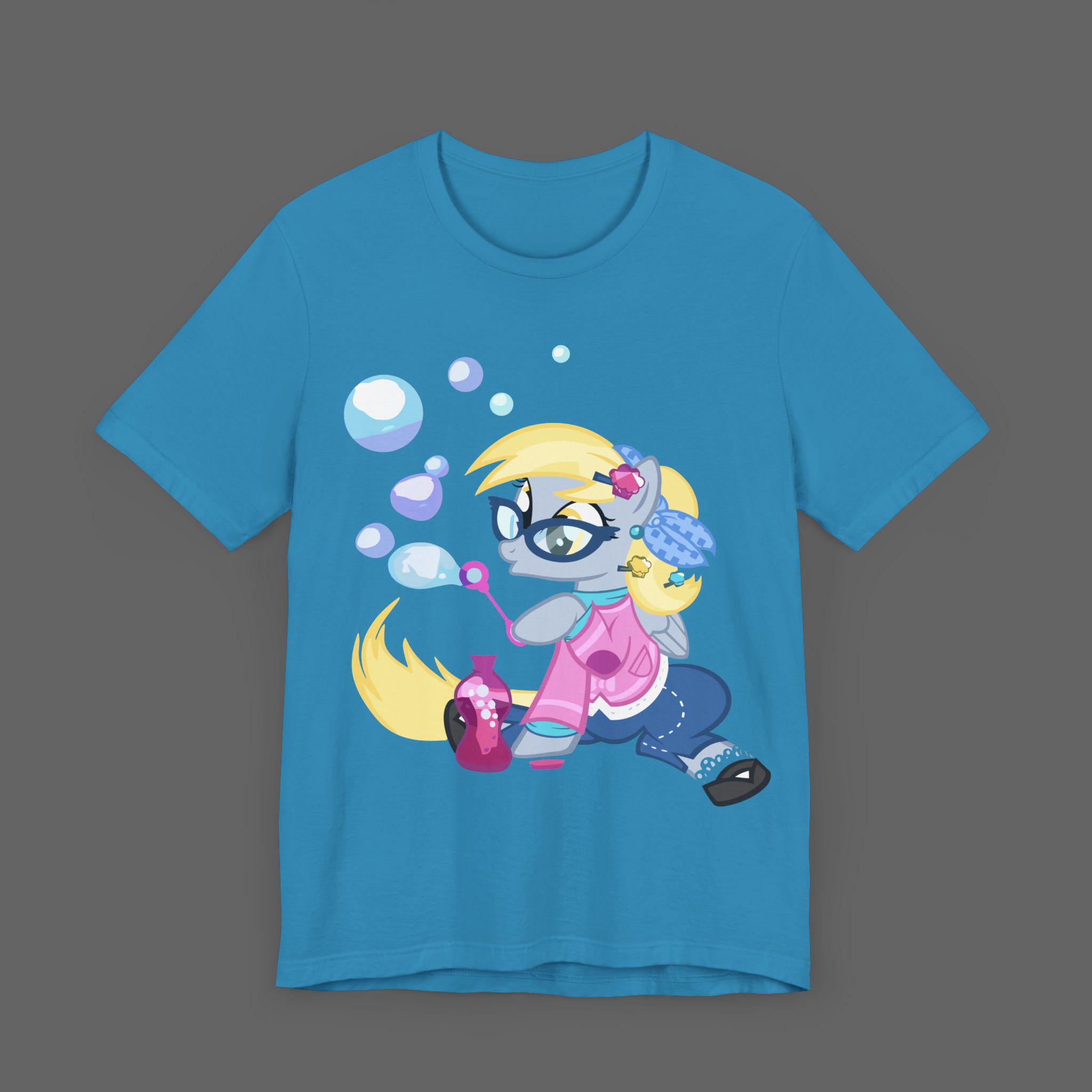 MLP Tee - My Little Pony Derpy Hooves T-shirt - Pony Bubbles Animation ...